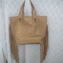 Women's Cali Fringe Tote, Camel