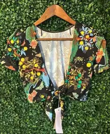 We Are HAH FREE PEOPLE ALL TIED UP BIKINI TOP SZ XS NWT