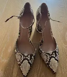 Nordstrom animal print pumps low heel