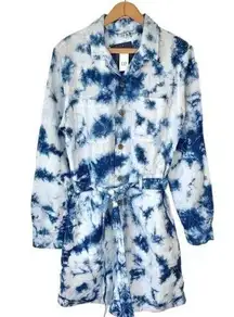 🎂 NWT  Romper - Linen Blend Tie Dye