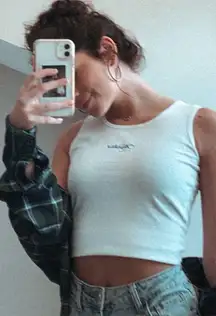 Boutique Vintage Crop Thrifted Tee