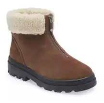 Caslon Boots Cayla Water Resistant Size 9.5 Faux Shearling Trim Booties