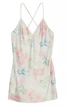 VICTORIA'S SECRET Satin Open-Back Slip