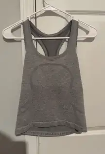 Grey lululemon tank top 