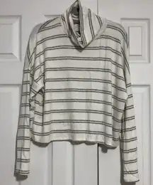 Caution to the wind cowl loose turtle neck sweater women’s‎ sz large rayon blend