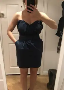 💖 NWT All Saints Jessamine Strapless Corset Mini Dress