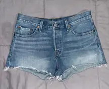 High-Waisted Denim Shorts