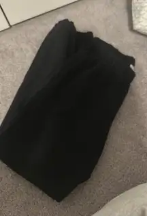 Aerie Black Cuffed Joggers 