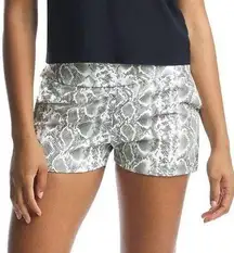 NWT Commando Faux Leather Animal Shorts Snakeskin White Snake Size XS $88 NEW