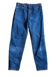 Vintage Levis Orange Tab Blue Straight Denim Jeans Size 32x30 5-Pocket Design