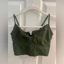 Aerie Green Crop Top