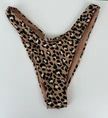 Aerie Women's XS Cheetah Leopard Print Vcut Bikini Bottoms Cheekier