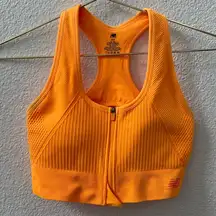 Saffron Orange Sports Bra Size M