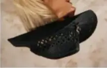 NWT Pretty Little Thing  Black Cowboy Hat with Heart Detail