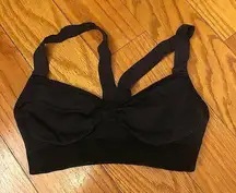 Lululemon grey and black sports bra