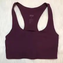 Girlfriend Collective Women’s Athletic Racerback Purple Sports Bra