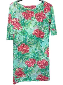 Lilly Pulitzer Spike The Punch Cassie Tshirt Shift Dress Cotton Size X-Small XS