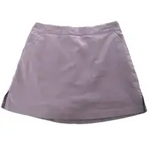 Lady Hagen Womens Cotton Skort Purple Back Zip Golf Performance Stretch Sz‎ 8