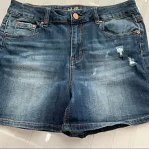 Indigo Rein Distressed Denim Shorts