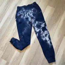 Aiello by Frankies Bikinis Tie Dye Sweatpants Blue (Small)