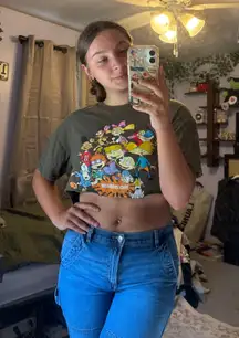 Nickelodeon Rugrats Cropped Graphic Tee Retro