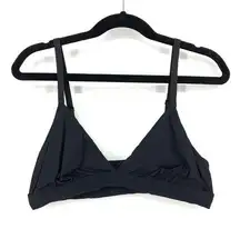 Commando Bra Women's Size S Triangle Bralette Adjustable Straps Black