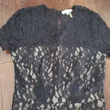 Black and tan Romper size 2 by 1.State brand lace stunning piece