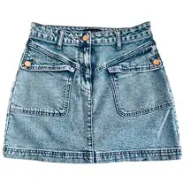 House Of Harlow 1960 Jean Skirt  Mini Denim City Beach
Size 6