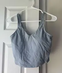 blue work out tank top