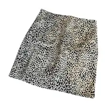 Cheetah Animal Print Design Mini Pencil Skirt Brandy Melville Womens Size Medium