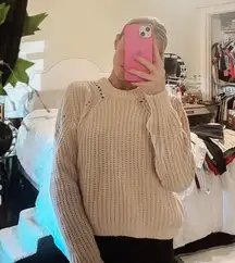 Free People Cropped Sweater