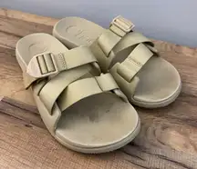 Chaco Chillos Solid Slide Comfort Sandals Beige