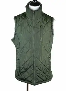 Sierra Quilted Vest, Green, Medium