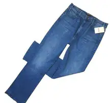 NWT Mother Hustler Ankle in One Trick Pony High Rise Boot Crop Stretch Jeans 34