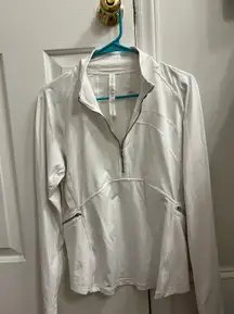 White Zip-Up Jacket