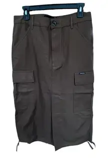 Coach Cargo Maxi Skirt in Organic Cotton