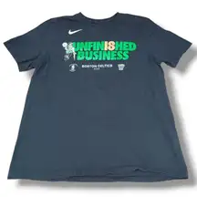 Nike Shirt Size Large Lg The Nike Tee Boston Celtics Unfinished Business T-Shirt Unisex 