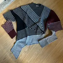 Stella By Stella 3d Stripes Wool Jumper In Multicolour