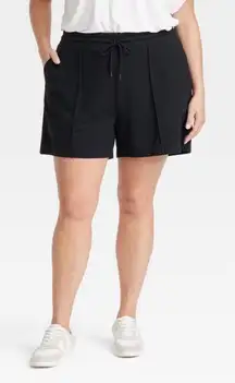 Ava & Viv NWT Women's High-Rise Midi Pull-On Shorts Size‎ 1X