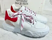 NWT Alexander McQueen Court Larry Oversized Platform Trainer Sneaker White 39.5