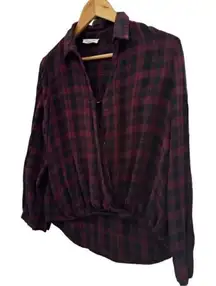 Beach Lunch Lounge Flannel Shirt Size‎ Small