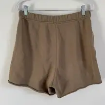 NWOT Set Active Sweat Shorts Size Small in Sage Green Brown Taupe Women’s