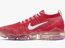 Women's (Wmns) Air Vapormax Flyknit 3 'Track' - Red - Low-top sneakers