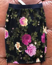 NWT Gilli Stitch Fix Annmarie Sweater Pencil Skirt Floral M