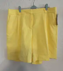 SOHO Apparel Ltd. womens Yellow dress shorts size‎ 14