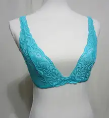 NATORI, SIZE 32C, TEAL LACE BRALETTE