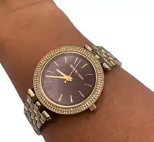 MICHAEL KORS Mini Darci Mother Gold Tone Watch