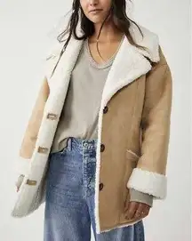 Free People NWT  Diogo Sherpa Coat Penny Lane