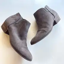 Sam Edelman Preston booties Dark Gray Brown Womens Size 9M Ankle‎ Boots Shoes