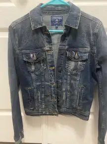 Denim Distressed Jacket